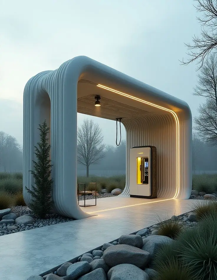 Bus stop / transit shelter